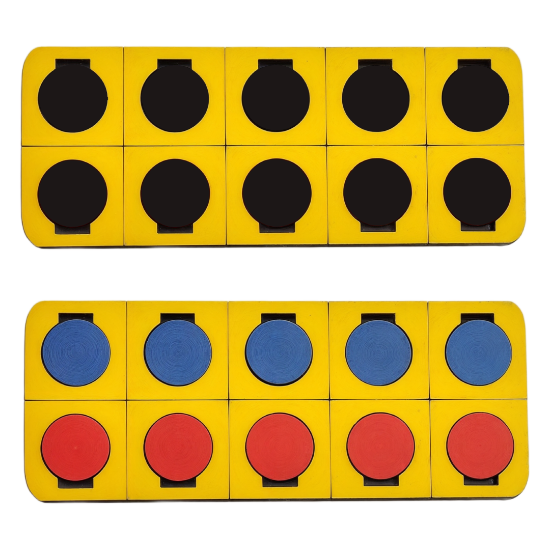 Dokunsay Noktalı Sayı Çubukları Ahşap Materyal Dokunsay Noktalı Sayı Çubukları Ahşap Materyal