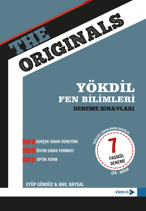 The Originals YÖKDİL Fen Bilimleri Deneme Sınavları The Originals YÖKDİL Fen Bilimleri Deneme Sınavları