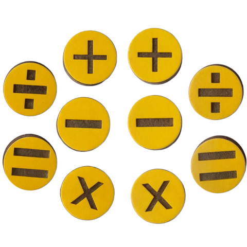 Dokunsay Noktalı Sayı Çubukları Ahşap Materyal Dokunsay Noktalı Sayı Çubukları Ahşap Materyal